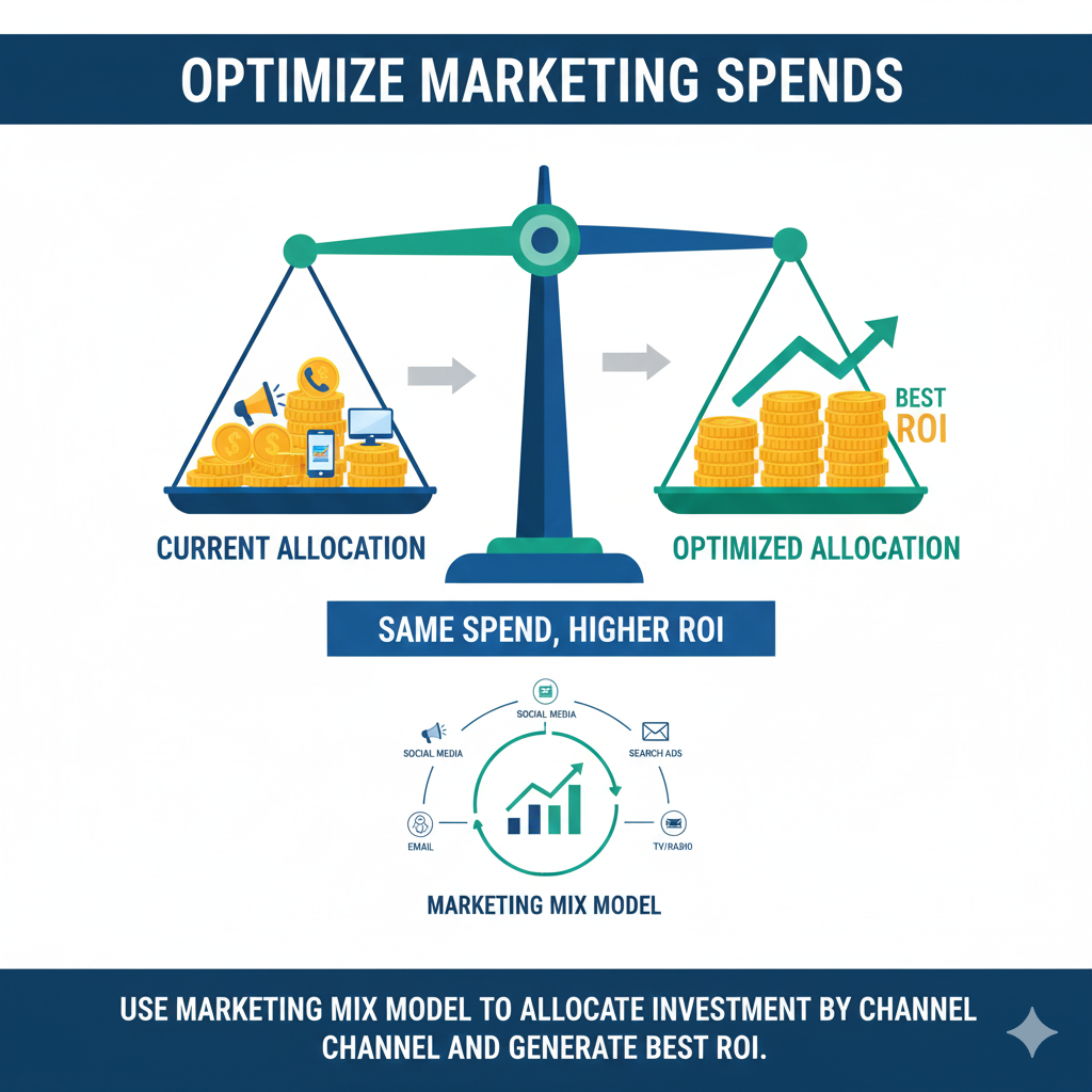 Optimize the marketing spends